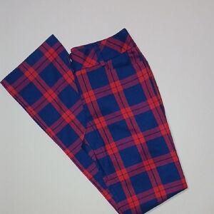 Plaid Women's Bottoms in Red and Blue